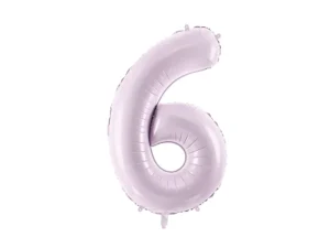 Party Deco 28 inch Purple Number 6 Foil Balloon