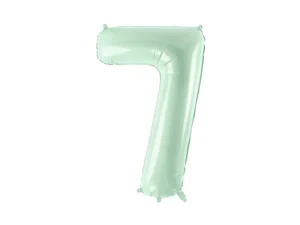 Party Deco 28 inch Green Number 7 Foil Balloon