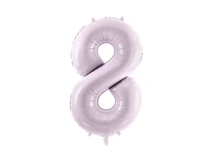 Party Deco 28 inch Purple Number 8 Foil Balloon