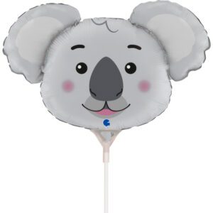 Grabo 14 inch Koala Head Mini Foil Balloon