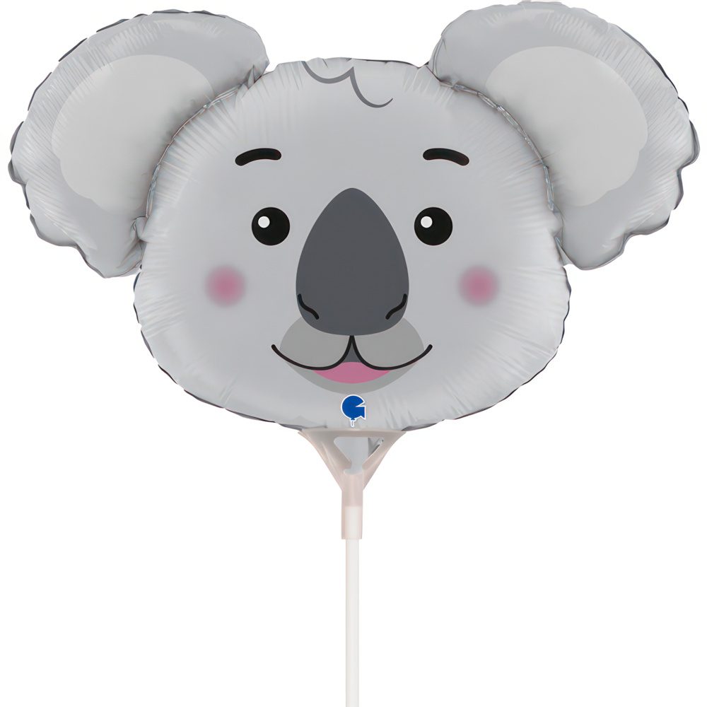 Grabo 14 inch Koala Head Mini Foil Balloon
