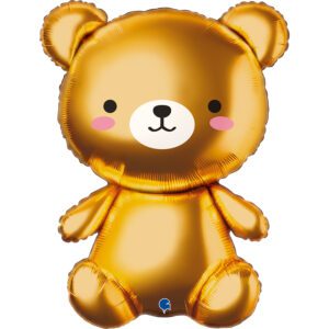 Grabo 29 inch AI Brown Bear Foil Balloon