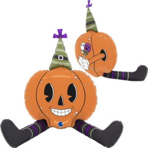 Grabo 21 inch Vintage Pumpkin Sitting Foil Balloon