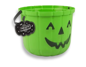 Halloween Pumpkin Green Bucket