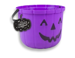 Halloween Pumpkin Purple Bucket