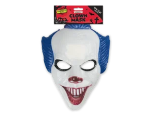 Halloween Blue & White Clown Mask