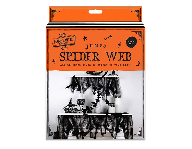 Jumbo Spiders Web Black