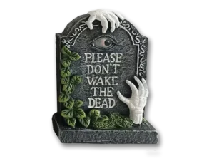 20cm Please Don't Wake The Dead Gravestone Decoration