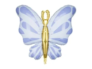 Party Deco 28 inch Blue Butterfly Foil Balloon