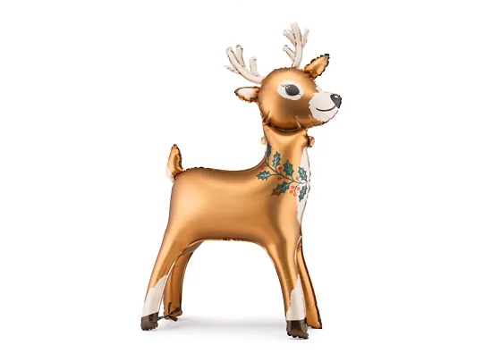 Party Deco 42 inch Standing Reindeer Foil Balloon