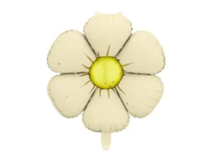 Party Deco 26 inch Yellow Daisy Sunflower Foil Balloons 4 pack