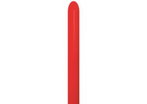 Sempertex Fashion Red Nozzle Up 260 Latex Modelling Balloons