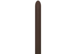 Sempertex Fashion Chocolate Brown Nozzle Up 260 Latex Modelling Balloons