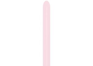 Sempertex Pastel Matte Pink Nozzle Up 260 Latex Modelling Balloons
