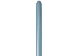 Sempertex Silk Arctic Blue Nozzle Up 260 Latex Modelling Balloons