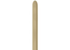 Sempertex Silk Gold Dust Nozzle Up 260 Latex Modelling Balloons