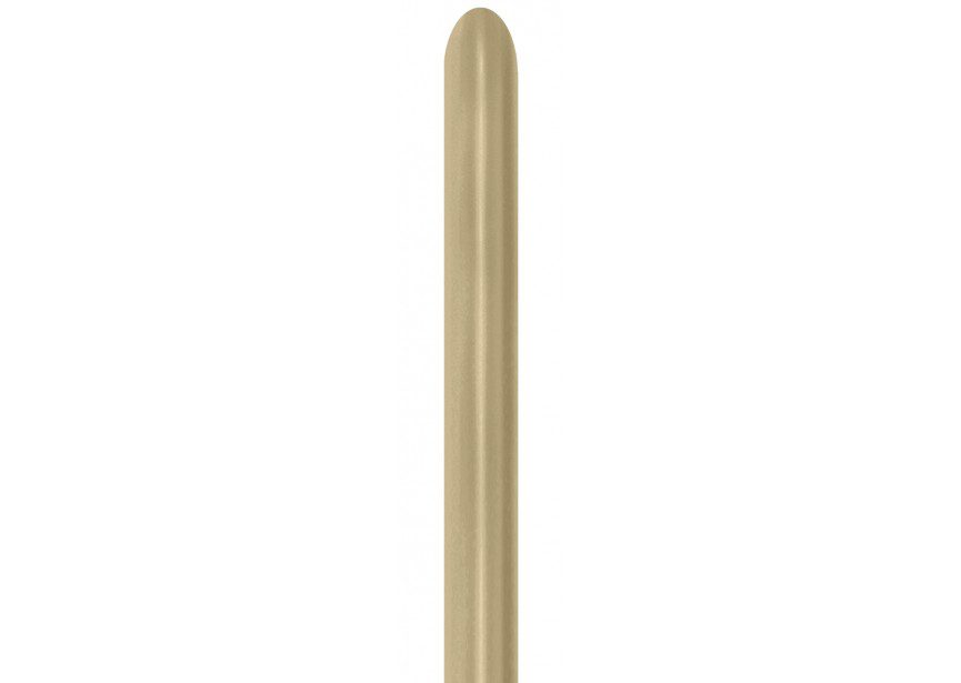 Sempertex Silk Gold Dust Nozzle Up 260 Latex Modelling Balloons