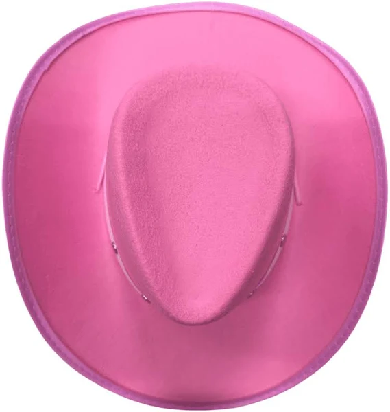 Adult Pink Cowboy Hat 16cm x 19.5cm