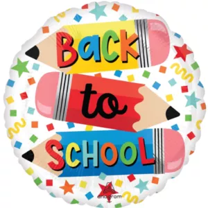 Anagram 18 inch Back to School Pencils Foil Balloon