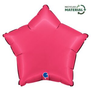 Grabo 18 inch Satin Lipstick Star Foil Balloon
