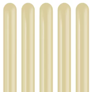 Kalisan Aura Antique Gold Nozzle Up 260 Modelling Latex Balloons (50pk)