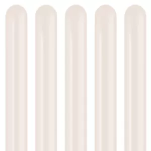 Kalisan Aura Beige Cream Nozzle Up 260 Modelling Latex Balloons (50pk)