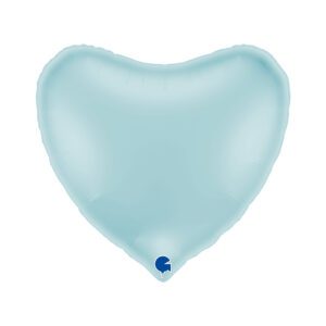 Grabo 36 inch Pastel Blue Heart Foil Balloon