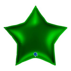 Grabo 36 inch Dark Green Star Foil Balloon