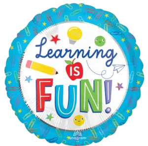 Anagram 18 inch Learning Is Fun Foil Balloon