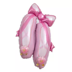 Anagram 40 inch Ballerina Slippers Supershape Foil Balloon