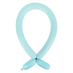 Anagram Standard Pastel Blue Nozzle Up 260 Latex Modelling Balloons