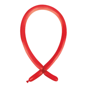 Anagram Standard Apple Red Nozzle Up 160 Latex Modelling Balloons