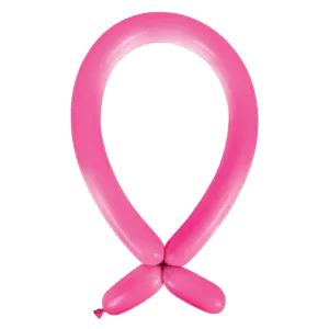 Anagram Fashion Hot Pink Nozzle Up 260 Latex Modelling Balloons