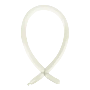 Anagram Standard Frosty White Nozzle Up 160 Latex Modelling Balloons