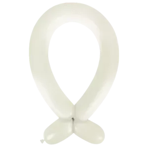 Anagram Standard Frosty White Nozzle Up 360 Latex Modelling Balloons