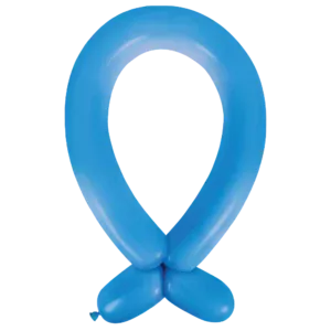 Anagram Standard Bright Royal Blue Nozzle Up 360 Latex Modelling Balloons