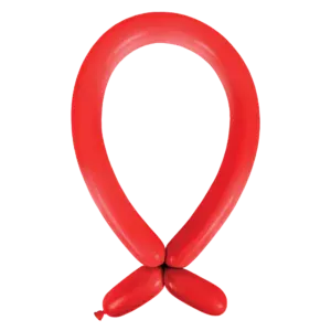Anagram Standard Apple Red Nozzle Up 260 Latex Modelling Balloons