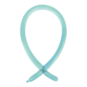 Anagram Fashion Caribbean Blue Nozzle Up 160 Latex Modelling Balloons