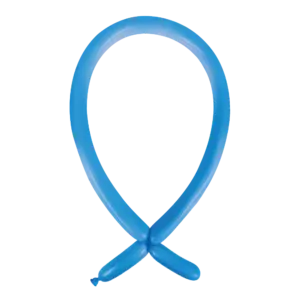 Anagram Standard Bright Royal Blue Nozzle Up 160 Latex Modelling Balloons