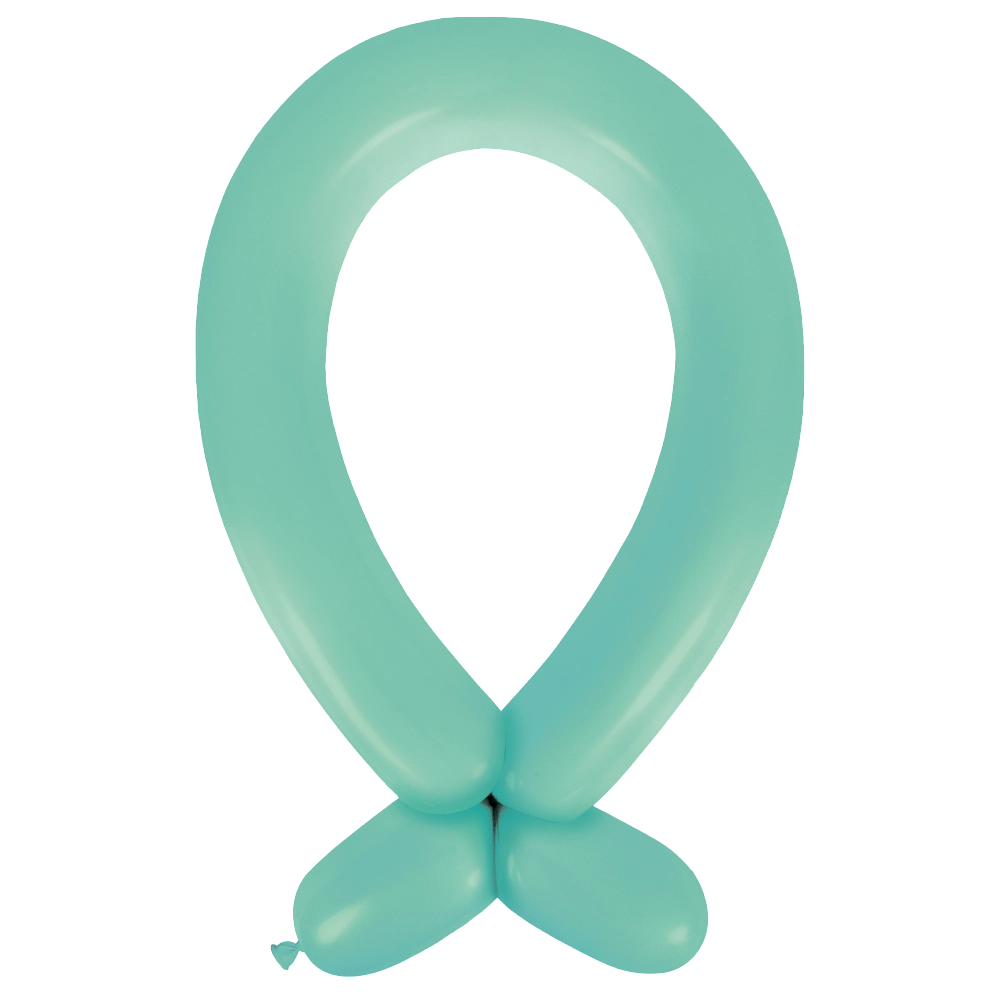 Anagram Fashion Robins Egg Blue Nozzle Up 360 Latex Modelling Balloons