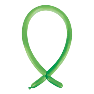Anagram Standard Festive Green Nozzle Up 160 Latex Modelling Balloons