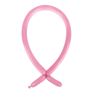 Anagram Standard Pink Nozzle Up 160 Latex Modelling Balloons