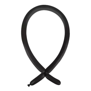 Anagram Fashion Jet Black Nozzle Up 160 Latex Modelling Balloons