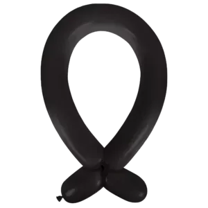 Anagram Fashion Jet Black Nozzle Up 360 Latex Modelling Balloons