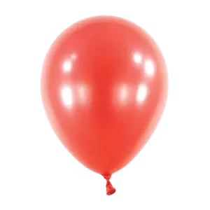 Anagram Metallic Apple Red Latex Balloons