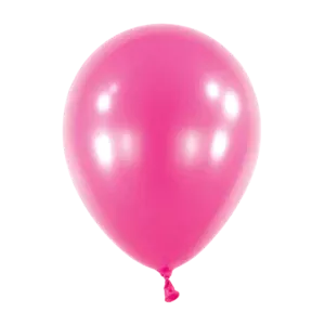 Anagram Metallic Hot Pink Latex Balloons