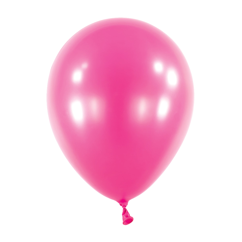 Anagram Metallic Hot Pink Latex Balloons