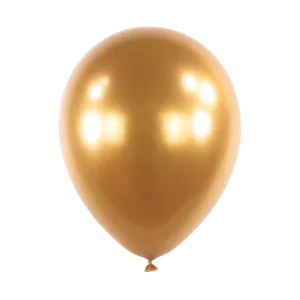 Anagram Satin Luxe Gold Sateen Latex Balloons