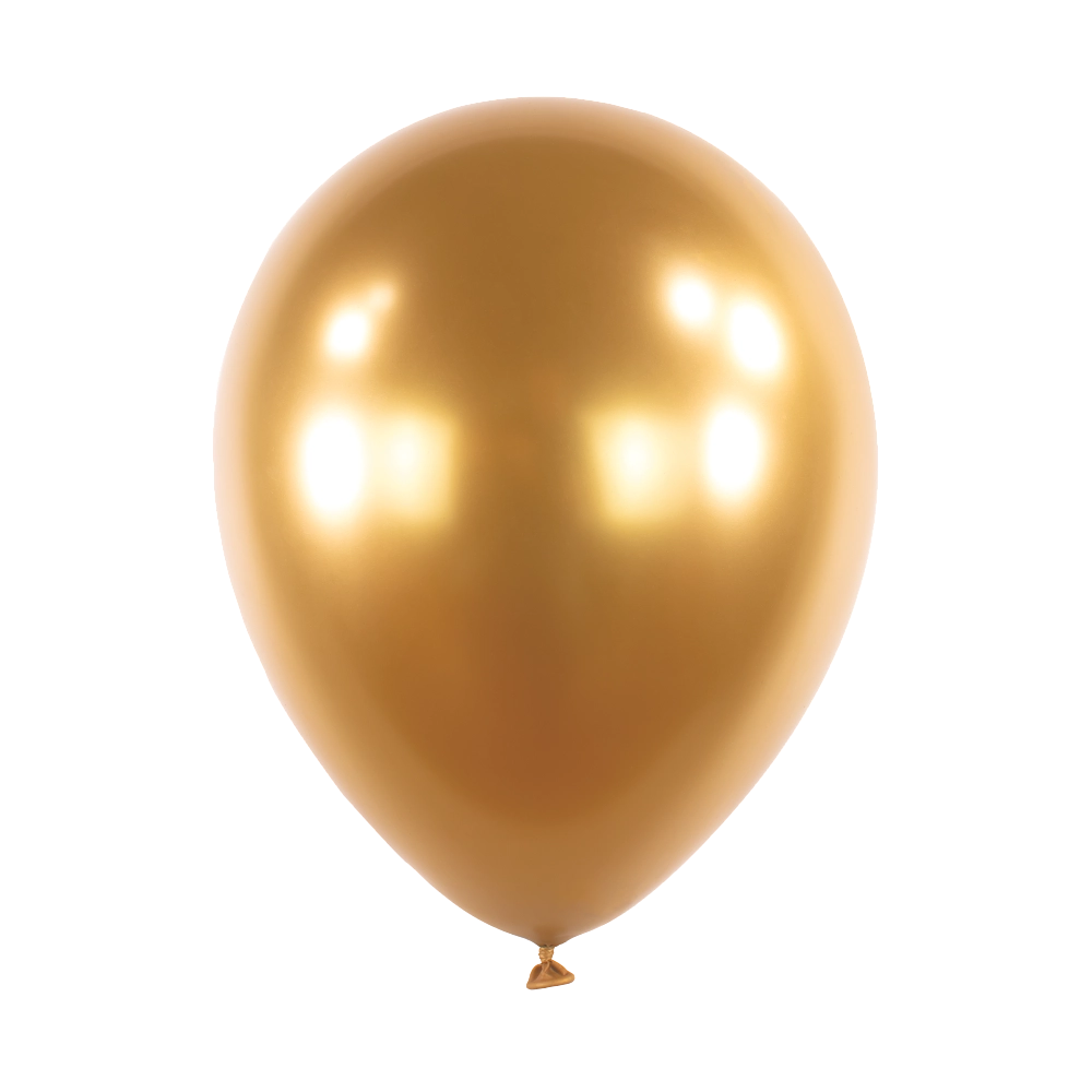 Anagram Satin Luxe Gold Sateen Latex Balloons