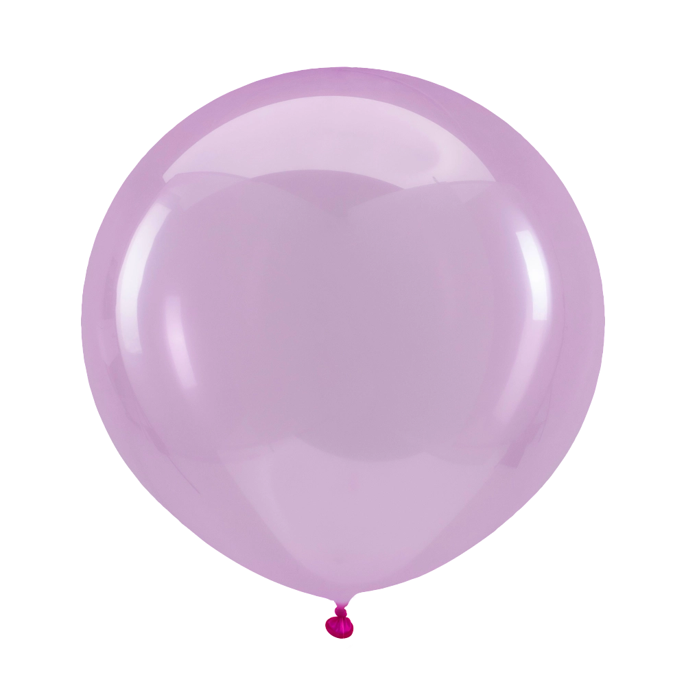 Anagram Crystal Clearz Magenta Latex Balloons